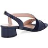 Soffice Sogno Sandali in pelle inserto scamosciato e tacco 4 cm