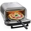 MACOM Forno Pizza Potenza 1700W Temperatura max 400° ø 32 cm Inox/Nero 884 Macom