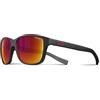 Julbo Occhiali da Sole Powell, Uomo, Powell, Nero Opaco/Rosso, Taglia Unica