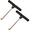 HOTMNTY Trampolino Estrattore, Gancio a Molla per Trampolino, Trampoline Springs T-Gancio, Strumento per Trampolini da Salto, Attrezzo per Trampolino Gancio a T, Trampoline Spring Pull Tool, 2 Pezzi