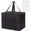 DKDDSSS Borsa Termica, 35L Borsa Frigo Riutilizzabili, con Icepack, Borsa Refrigerata, Borsa Della Spesa, Borse Termica Alimenti Pieghevole per il Campeggio, i Picnic, il Lavoro, le Consegne