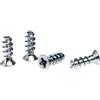 Akyga AK-CA-21 - Set di viti per ventola PC, in acciaio, 4 pezzi, colore: Argento