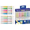 Bismark Evidenziatori neon-pastello liquidi Long Life 10 colori