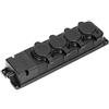 ORNO Multipresa Elettrica 4 Prese Schuko Esterna Impermeabile IP44 230V 16A Resistente Agli Urti, Non Infiammabile