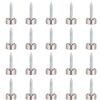 GOTH Perhk 20 set di viti a specchio da 12 mm, in acciaio inox, con tappo a vite, per tavoli da tè, armadi e tavoli a specchio