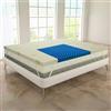 MAXIME MAISON - Topper Memory Foam 160x190 5 cm (Morbido/Medio) Topper Matrimoniale in Aloe Vera Prodotto Italiano Antiacaro e Anallergico, Correttore per Materassi Vecchi o Scomodi