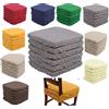 Generic Set 6 Cuscini Sedia Coprisedia Imbottiti Vesto Molla Loneta con Elastico (GRIGIO)