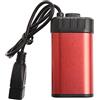 Baodanjiayou impermeabile 5 V USB Portable 4 x AA battery charger Holder kit Power Bank custodia scatola (rosso)