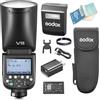 GODOX V1Pro-C Flash Speedlite E-TTL II 76Ws HSS 1 / 8000s 2.4G Wireless Testa Rotonda Speedlight per Fotocamera Canon 6D 77D 50D 650D 600D 550D 500D 450D 1100D M50 750D 90D