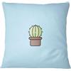 Bona Basics, Federa decorativa per cuscino, decorazione per la casa, per divano, caffetteria, dimensioni: 60 x 60 cm, colore: blu chiaro