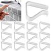 ZEACCT 12 Pezzi Tovaglia Clip Trasparenti, Tovaglia Clip, Clip Trasparenti per Tovaglia da Picnic, Clip Tovaglia Esterno, Fermagli Tovaglia Plastica, per Picnic, Matrimoni, Campeggio, Feste di Matrimonio