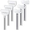 UDQYQ 6 spremitubi in acciaio inox, in metallo, per dentifricio, tinture per capelli, pigmenti, adatti per cucina, bagno, studio.