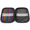 LIHAO 22pcs in Alluminio e Acciaio Uncinetto Ferri da Maglia Gancio Crochet con Il Caso
