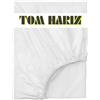 TOM HARIZ Lenzuolo 100% Cotone, per Letto Matrimoniale, Elastico, ad Asciugatura Rapida, Resistente alle Pieghe, con Tasca Extra Profonda, Confortevole e Durevole (Bianco, 160X200 cm)
