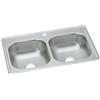 Elkay Elkay DSE233191 Dayton Elite 20 Gauge Stainless Steel Double Bowl Top Mount Kitchen Sink 33 x 19 x 8
