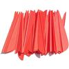 ZSHJG 100pcs Piume di Freccia Piume di Plastica Fletches 3 Pollici Gomma Piuma Fletching Tiro con L'Arco Impennaggi per la Caccia Fai da Te Frecce di Carbonio (Rosso)