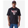 New Era Infill Chicago Bulls M - T-shirt - Uomo - Nero