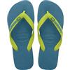 Havaianas Ciabatta Uomo Havaianas Brasil Logo Blu Lime