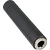 InLine 20077 Adattatore Audio, Presa Jack 6.3 mm a Presa Jack 6.3 mm, Stereo, Nero