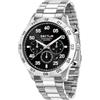Sector No Limits Orologio Uomo, Analogico, al Quarzo, Multifunzione, Cinturino in Acciaio, Collezione 270 - R3253578032