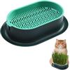 HONGECB Vaso Idroponico per Erba Gatta Vaso per Erba Gatta Erba Gatta Semi - Cat Erba Vassoio - Vaso Germinante - Vassoio Semi Germinazione Idroponica, Vaso Erba Gatta per Gatti Pronta