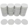 SmartDealsPro - Set di 100 contatori in plastica Opaca, 25 mm, con Scatola portaoggetti (Grigio)