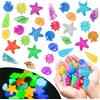 YOUYIKE Gemma Immersioni, Circa 45 Pezzi Gemme Acriliche di Diamante, Set di Gemme per Bambini per Acquario, Gemma Immersioni Giocattolo da Piscina, Gioielli Gemme Pirata Giocattoli Subacquei Estivi
