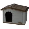 Kerbl Pet casa per gatti Paola Eco, grigio-verde/marrone, 60x51x41 cm, cuccia per gatti, 100% plastica riciclata, cani, gatti
