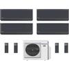 Panasonic CLIMATIZZATORE PANASONIC QUADRI R32 ETHEREA Z GRAFITE WI-FI 7+7+7+9 BTU CU-4Z68TBE A++/A+