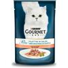 GOURMET Perle Gatto Filettini in Salsa con Salmone - 85 gr