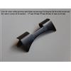 17 18 19 20 21 22 mm Cache Pompa Curva Nero PVD Endlink In Acciaio Inox
