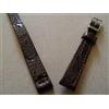 10 Mm Bracciale Faco Crocodile Marrone "GOLD"