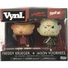 Funko Nightmare Freddy Krueger and Friday The 13th Jason Voorhees Vinyl Figures