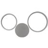 Ondaluce APPLIQUE POIS SILVER LED 3000K 1652LM 20W L.25CM H.36CM