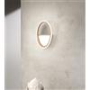 Ondaluce APPLIQUE RICE ORO LED 3000K 500LM 10W DIMMERABILE H.27CM