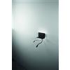 Ondaluce APPLIQUE MENSOLA STAN A LED NERO 8,5W 3000K 560LM L.20CM