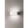 Ondaluce APPLIQUE FALCO BIANCO LED 4000K 780LM 12W L.23CM BIEMISSIONE IP65
