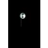 Ondaluce APPLIQUE JEWEL NERO 1 LUCE ATTACCO E14 VETRO FUME' D.15CM H.32CM