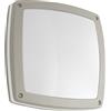 Ondaluce APPLIQUE-PLAFONIERA PARIS SILVER 2 LUCI ATTACCO E27 L.30CM