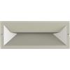 Ondaluce SEGNAPASSO SHADE SILVER LED 4000K 620LM 13W IP65 L.25X10CM