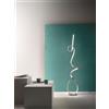 Ondaluce PIANTANA LUMEN LED 23X160CM LED 3000K 1500LM 30W DIMMERABILE COLORE SILVER