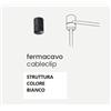 Ondaluce 0253-B.CO FERMACAVO BIANCO PER SOSPENSIONE