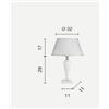 Ondaluce LUMETTO RAVEL NERO E CROMO ATTACCO E14 1 LUCE H. 29+17CM