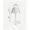 Ondaluce LUMETTO RAVEL CRISTALLO E CROMO ATTACCO E27 1 LUCE H.39+24CM