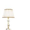 Ondaluce LUME/P BRIGIDA 1 LUCE ATTACCO E14 H.27+17CM IN CRISTALLO E ORO PARALUME AVORIO E ORO