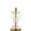Ondaluce MARIA TERESA LUMETTO MT L6 PASTORALE 1 LUCE ATTACCO E14 CRISTALLO E ORO D.14CM