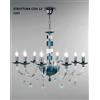 Ondaluce LAMPADARIO LIVIA 12 LUCI OTTANIO- TRASPARENTE E CROMO ATTACCO E14 D.85CM