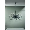 Ondaluce LAMPADARIO DIDO 8 LUCI OTTANIO E CROMO ATTACCO E14 D.83CM