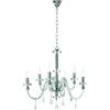 Ondaluce LAMPADARIO DIDO 6 LUCI CRISTALLO E CROMO ATTACCO E14 D.65CM