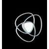 Ondaluce PLAFONIERA ROSE PICCOLA SILVER 4000K 5096lm 60w DIMMERABILE D.54CM